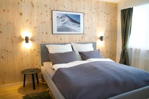 Sonnige Panorama Aussicht bei Davos Lenzerheide