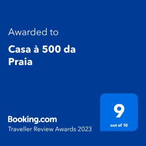 Casa à 500 da Praia