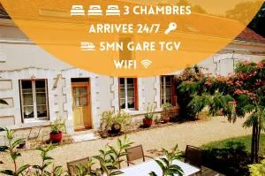 Longère avec jardin - Vallée du Loir - Azé