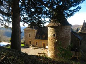 Maisons de vacances The Unique Round Tower Gite at Chateau de Chauvac : photos des chambres