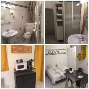 Studio centre avec terrasse