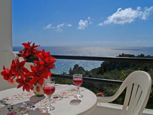 Apartments with swimming pool and panorama sea view - Pelekas Beach
