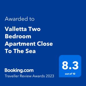 Valletta Two Bedroom Apartment Close To The Sea