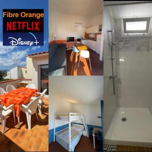 T2 avec terrasse, vue étang et son coucher de soleil, plage à proximité, wifi et place de parking gratuit que l on nomme Puesta de Sol