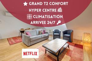 Appartement Confort, Hyper Centre à Tours, Climatisation