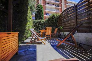 Appartements French Riviera: Seafront apt & pool near Monaco : photos des chambres