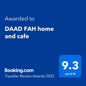 DAAD FAH home and cafe