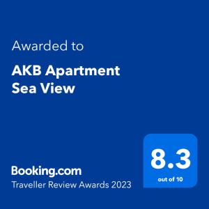 AKB Apartment Sea View