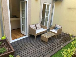 Bright studio with terrace