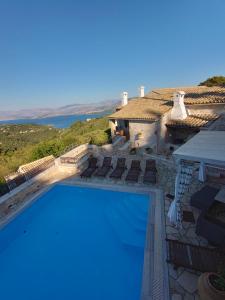 Traditional Stone Villa Olympia Sea View Private Pool
