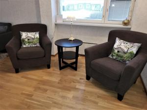 Cosy 1 bedroom apartment with terrace and sauna, best location