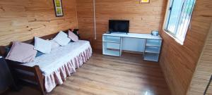 Cabaña con vista al mar