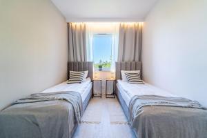 Unique View Apartment - 3pok, 4 łóżka, widok na rzekę, centrum, Netflix, parking, winda