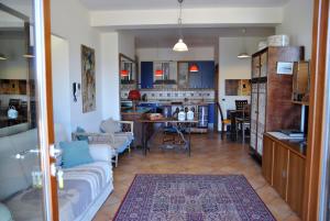 Saha tourist accommodation among olive trees and sea view