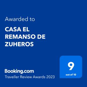 CASA EL REMANSO DE ZUHEROS