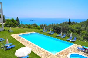 Pool Apartments with panoramic sea view - Pelekas Beach, Corfu