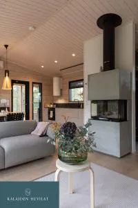 Hirsihuvila Villa Letto, pihasauna & ulkoporeamme - Pyhäjoki