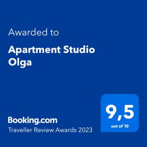 Apartment Studio Olga