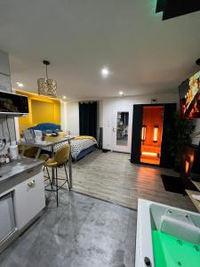 Appartements Privilege Spa, jacuzzi & Sauna : photos des chambres