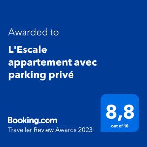 Appartements L'Escale appart avec parking prive en option : photos des chambres