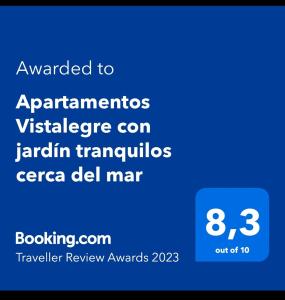 Pisos Vistalegre 2A con jardín tranquilos cerca del mar