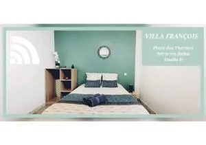 Villa François - superbe T1 - D au pied des Thermes de Néris - Wifi avec fibre - Villebret