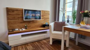 Das Ferienapartment Alexandrine direkt am Pfaffenteich mit eigenem Parkplatz