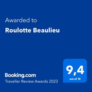 Campings Roulotte Beaulieu : photos des chambres