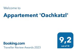 Appartement Oachkatzl