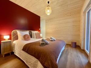 Chalets Chalet Les 2 Marmottes, 4* haut standing avec superbe terrasse : photos des chambres