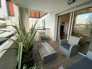 Appartement cosy avec balcon près du centre de Capbreton, parking et WIFI inclus - FR-1-413-205 - Orx