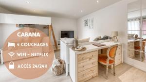 CABANA 4 pers Wifi Boîte à clé Netflix