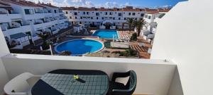 South TENERIFE 2 bedrooms with SUNNY TERRACE and AMAZING VIEWS to TEIDE and POOL