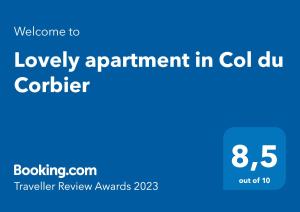 Appartements Lovely apartment in Col du Corbier : photos des chambres