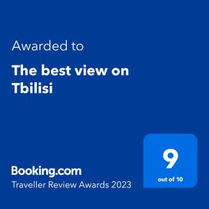The best view on Tbilisi