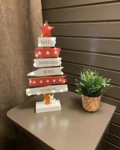 Au pays des marmottes Appartement 6 personnes plein sud sans vis à vis avec terrasse