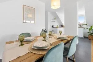 Casa Verde: Küche, TV, Nespresso, im Grünen - 施塔恩贝格