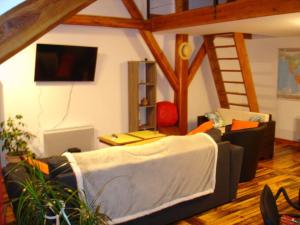 Appartements Appart T3 de charme sous les toits Jausiers 6 pers : photos des chambres