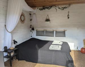 Chalets Cabane entre Cevennes, Tanargue et Monts d'Ardeche : photos des chambres