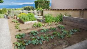 Sejours chez l'habitant Chambre Genissieux, vue sur Vercors : Chambre Double - Vue sur Jardin