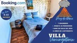 Villa Vercingétorix - groupe, Billard - Jacuzzi Spa - Romagnat