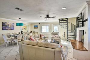 Flagler Beach Oceanfront Haven with Hot Tub!