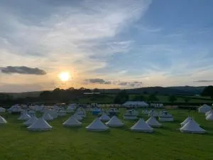 Fred's Yurts at Hay Festival - Llanigon