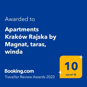 Apartments Kraków Rajska by Magnat taras winda
