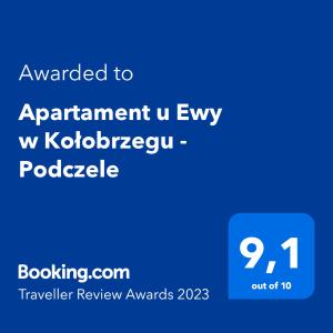 Apartament u Ewy w Kołobrzegu - Podczele
