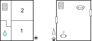 Maisons de vacances La Petite Mainnerie : Maison de Vacances 2 Chambres