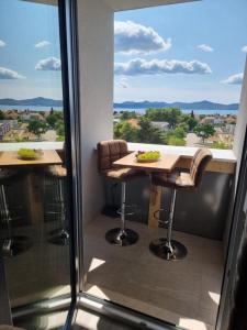 Studio apartment in Zadar with sea view, balcony, air conditioning, WiFi 5114-1