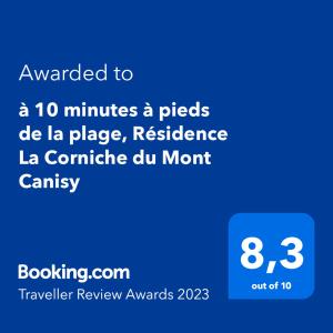 Appartements a 10 minutes a pieds de la plage, Residence La Corniche du Mont Canisy - Traveller Award 2023 : photos des chambres