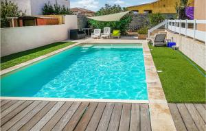 Maisons de vacances Beautiful Home In Saint-nazaire-daude With Wifi, 3 Bedrooms And Heated Swimming Pool : photos des chambres