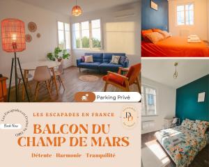Appartements Balcon du Champ de Mars - Wifi / Parking : photos des chambres